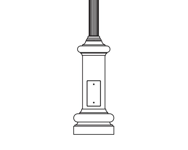 Zurich Anchor Base Post (279-)